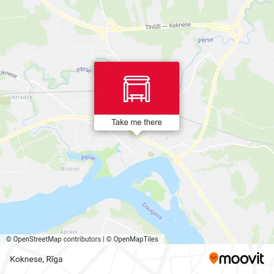 Карта Koknese