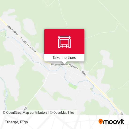 Карта Ērberģe