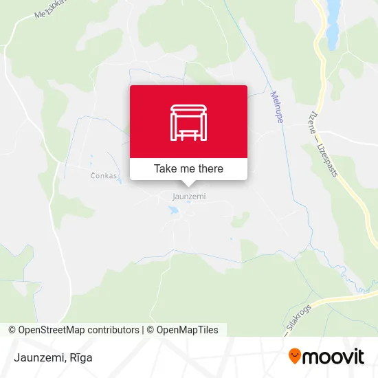 Карта Jaunzemi