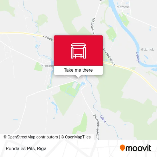 Карта Rundāles Pils