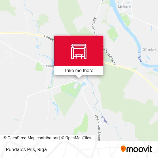 Карта Rundāles Pils