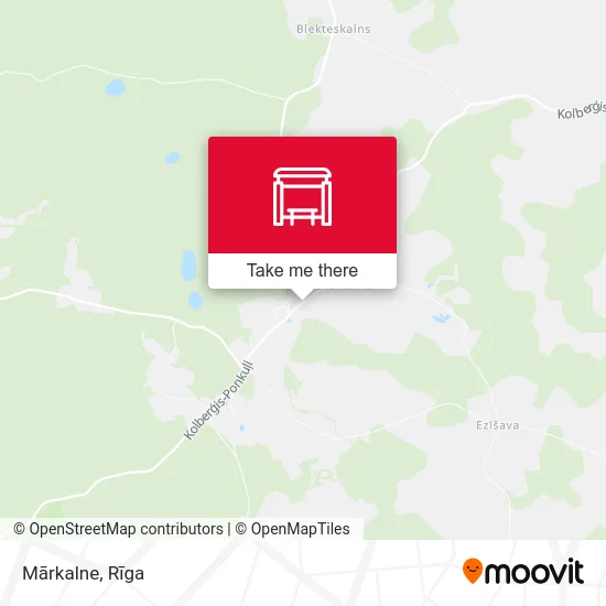 Карта Mārkalne