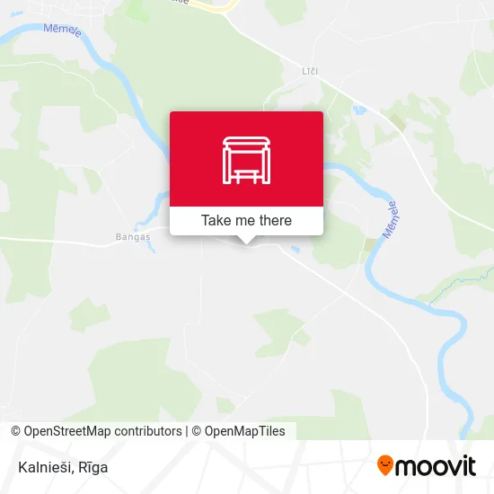 Карта Kalnieši