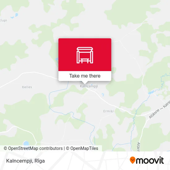 Карта Kalncempji