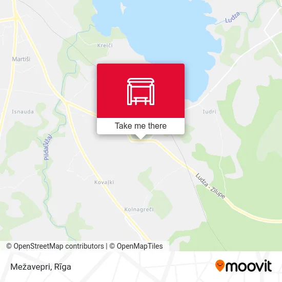 Карта Mežavepri