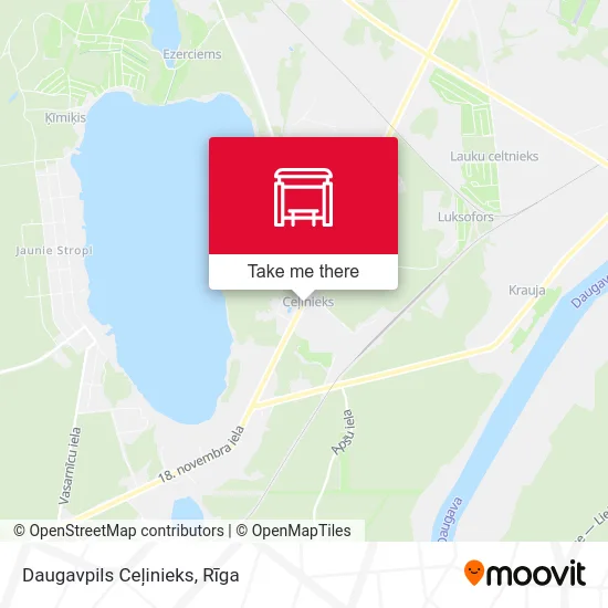 Daugavpils Ceļinieks map