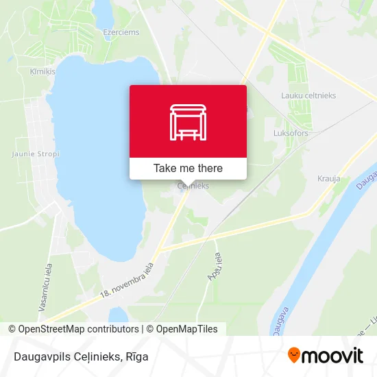 Daugavpils Ceļinieks map