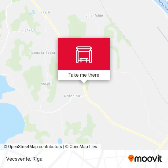 Карта Vecsvente