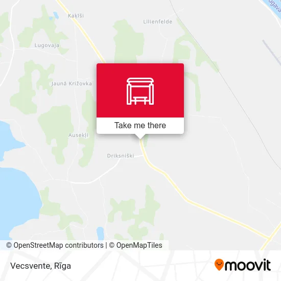 Карта Vecsvente