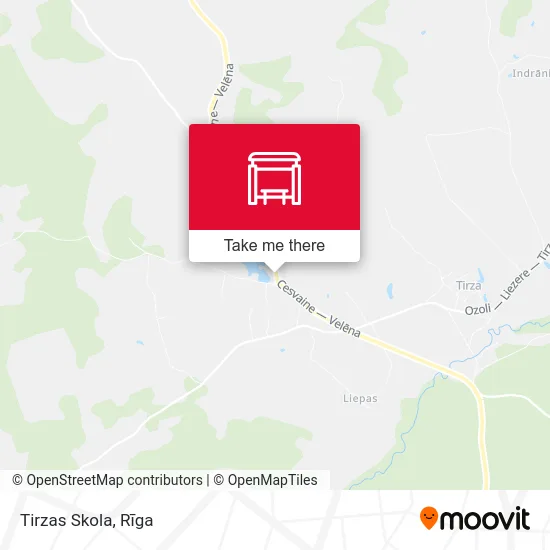 Tirzas Skola map
