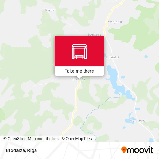 Brodaiža map