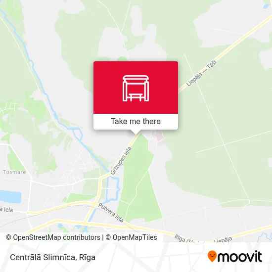 Centrālā Slimnīca map