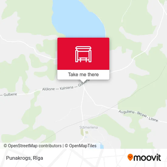 Карта Punakrogs