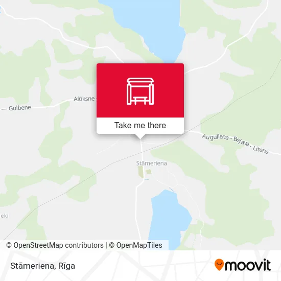 Карта Stāmeriena