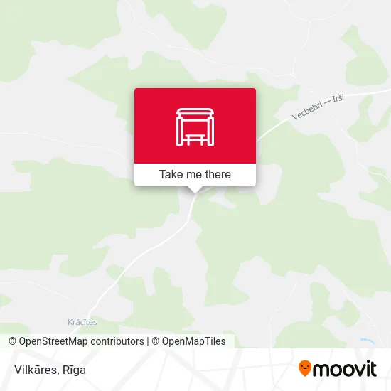 Карта Vilkāres