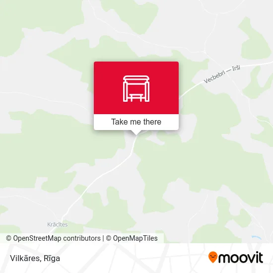 Карта Vilkāres