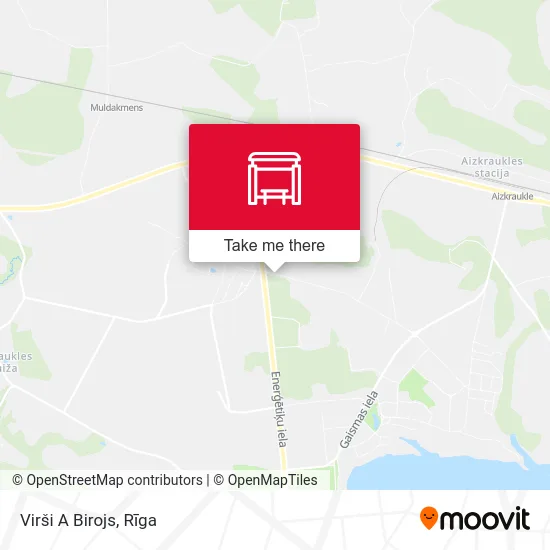 Карта Virši A Birojs