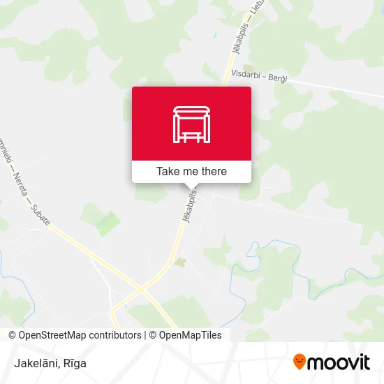 Карта Jakelāni