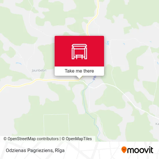 Odzienas Pagrieziens map