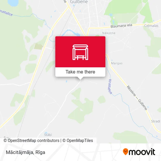 Карта Mācitājmāja
