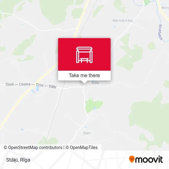 Карта Stāķi