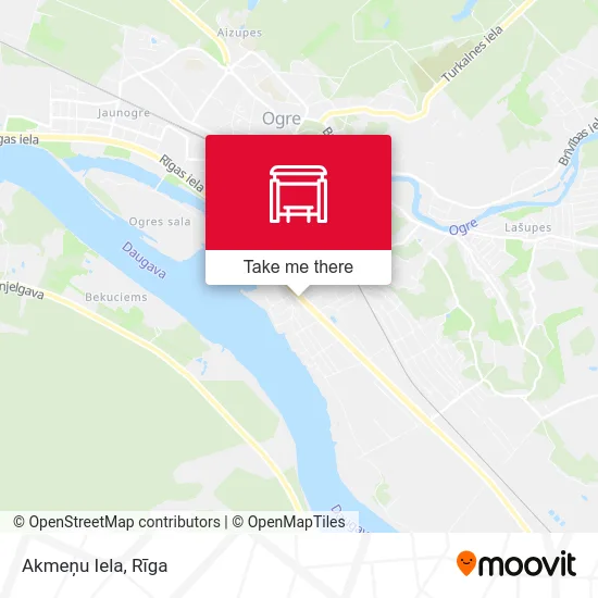 Карта Akmeņu Iela