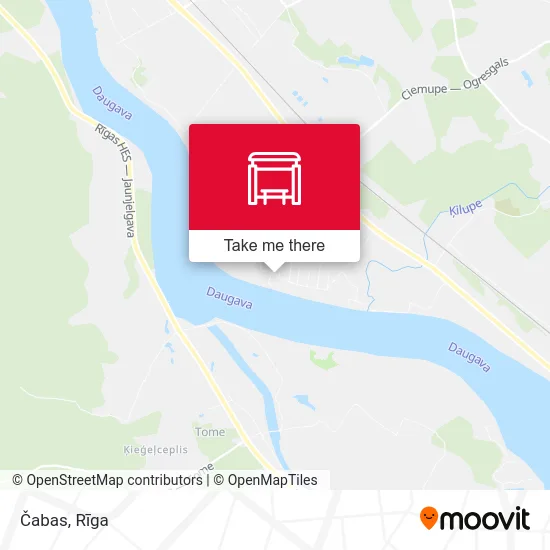 Карта Čabas