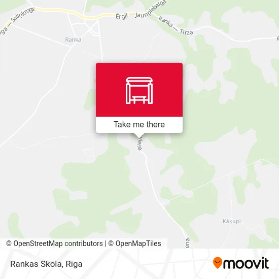 Карта Rankas Skola