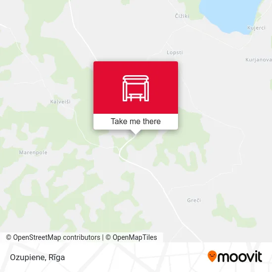 Карта Ozupiene