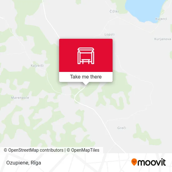 Карта Ozupiene