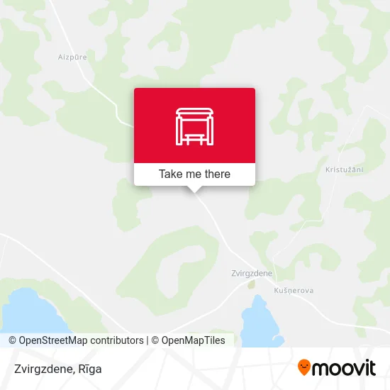 Карта Zvirgzdene