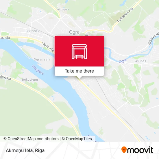 Карта Akmeņu Iela