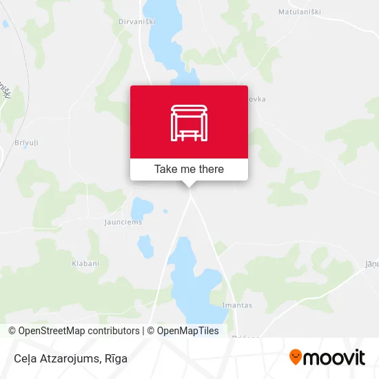 Ceļa Atzarojums map