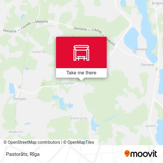 Карта Pastorāts