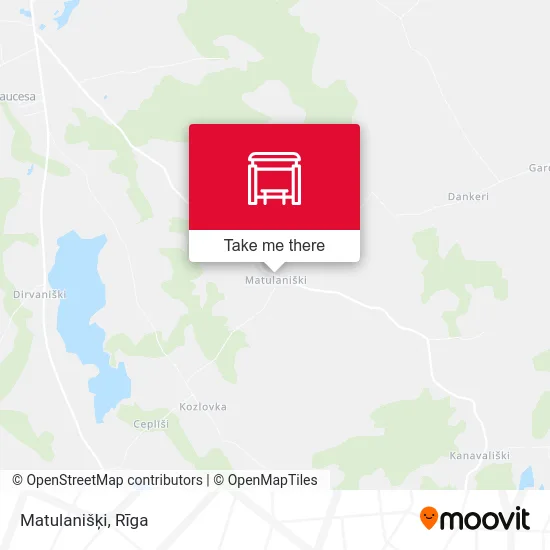 Карта Matulanišķi