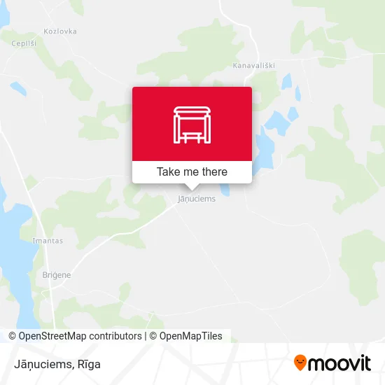 Карта Jāņuciems