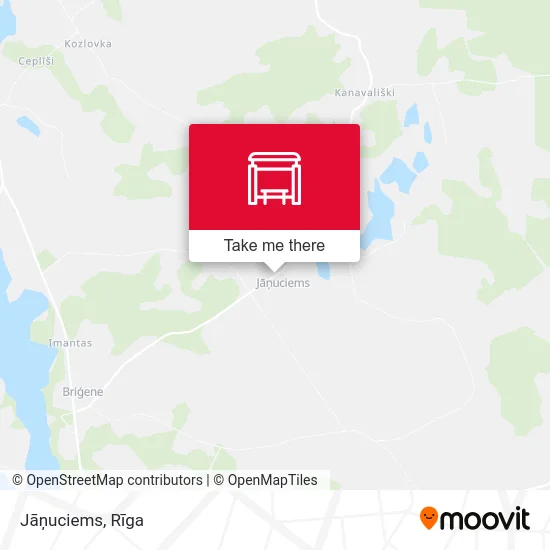 Карта Jāņuciems