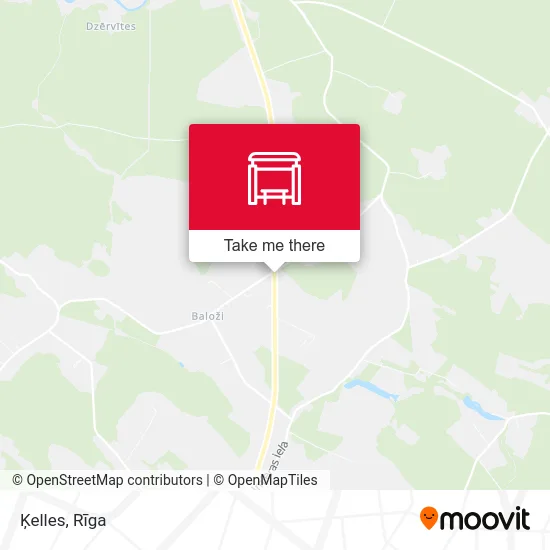 Карта Ķelles