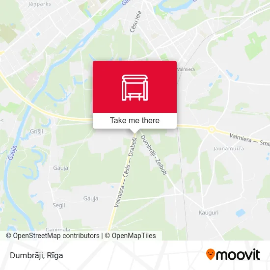 Карта Dumbrāji