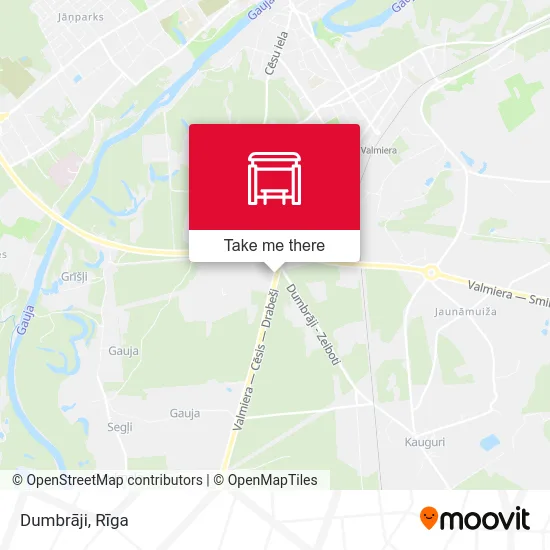 Карта Dumbrāji