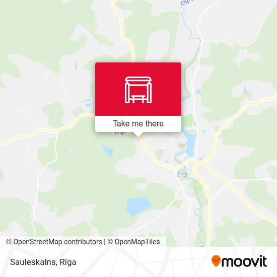Карта Sauleskalns