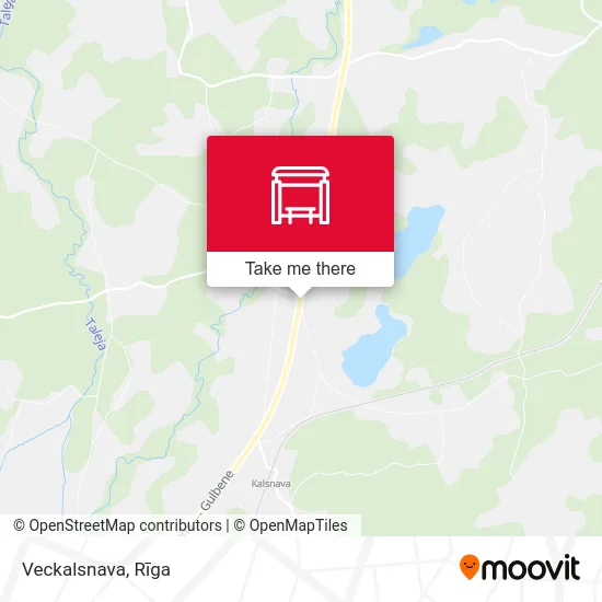 Карта Veckalsnava