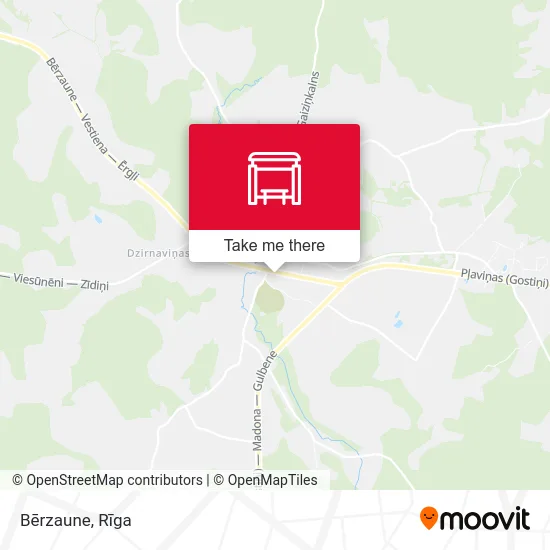 Карта Bērzaune
