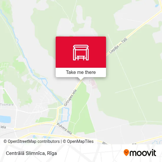Centrālā Slimnīca map