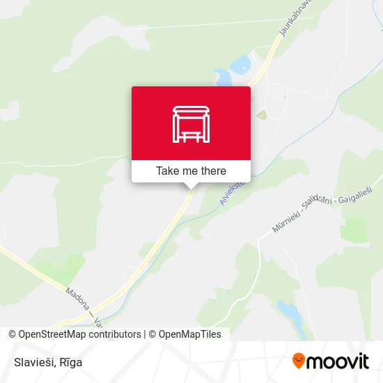 Карта Slavieši