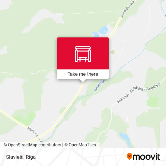 Карта Slavieši