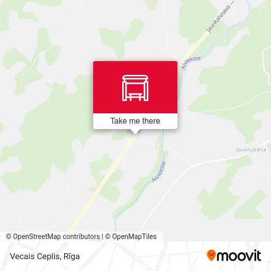 Карта Vecais Ceplis