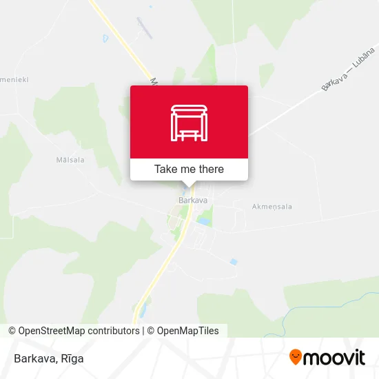 Карта Barkava