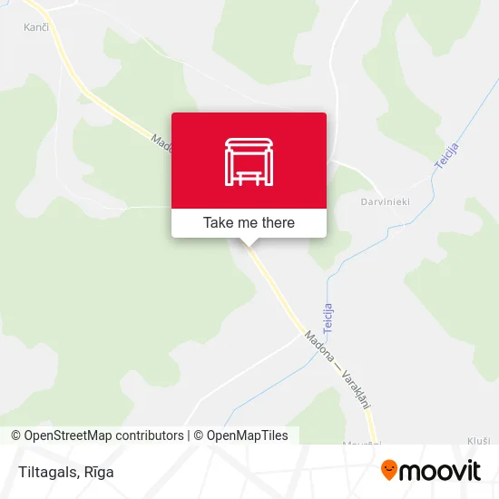 Карта Tiltagals