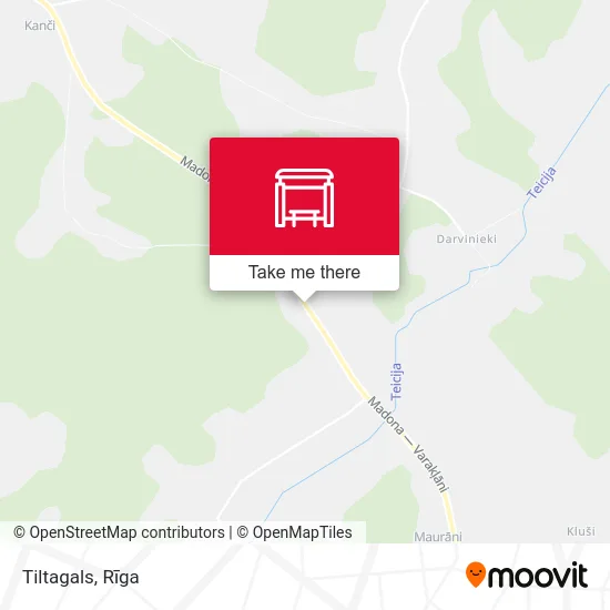 Карта Tiltagals